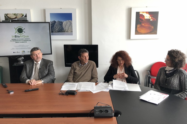 conferenza stampa in bioalqua