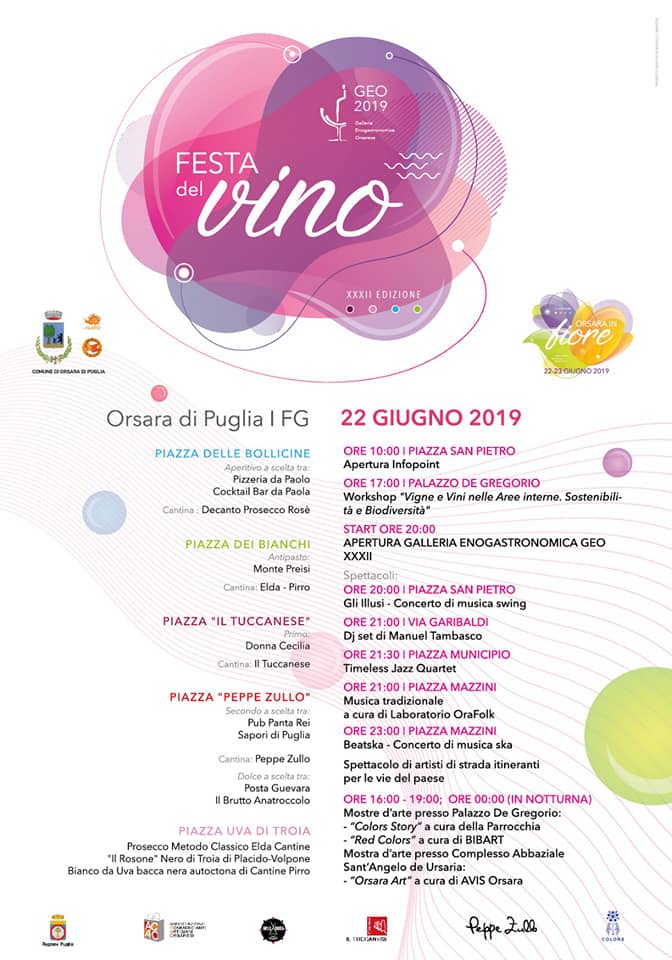 Festa del vino programma