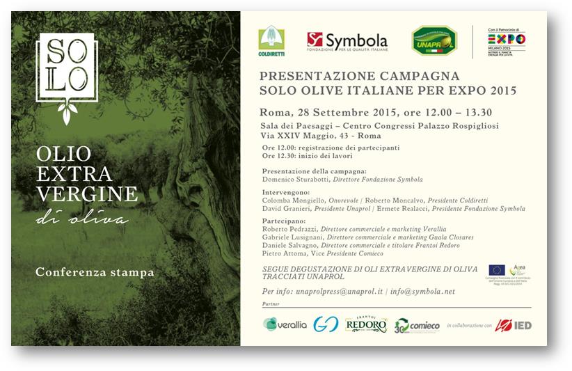 invito olio estravergine d'oliva