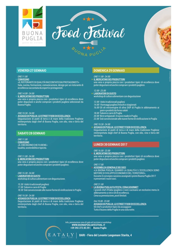 buonapugliafoodfestival_programma